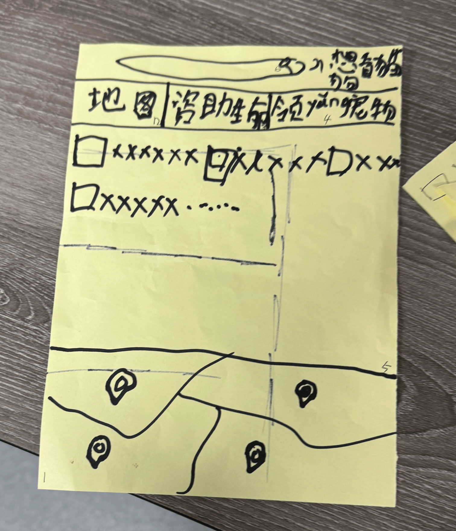 小小探索家手绘原型草图一